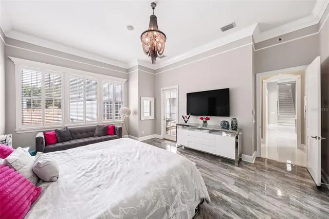 a view of closet with window