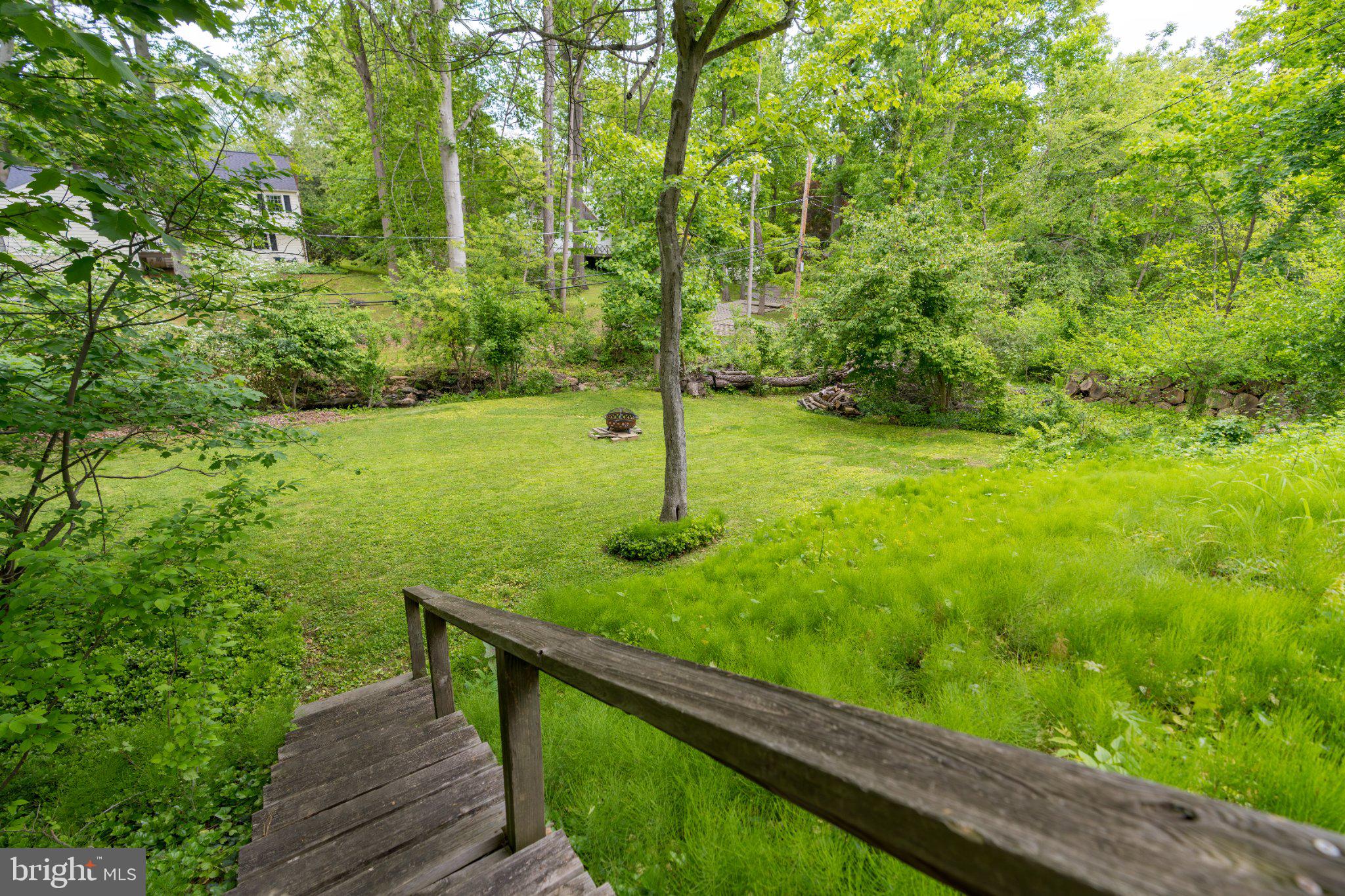31 Green Valley Road Wallingford, PA 19086 - Photo 52 of 67 Lovely Back Yard Meanders to Creek