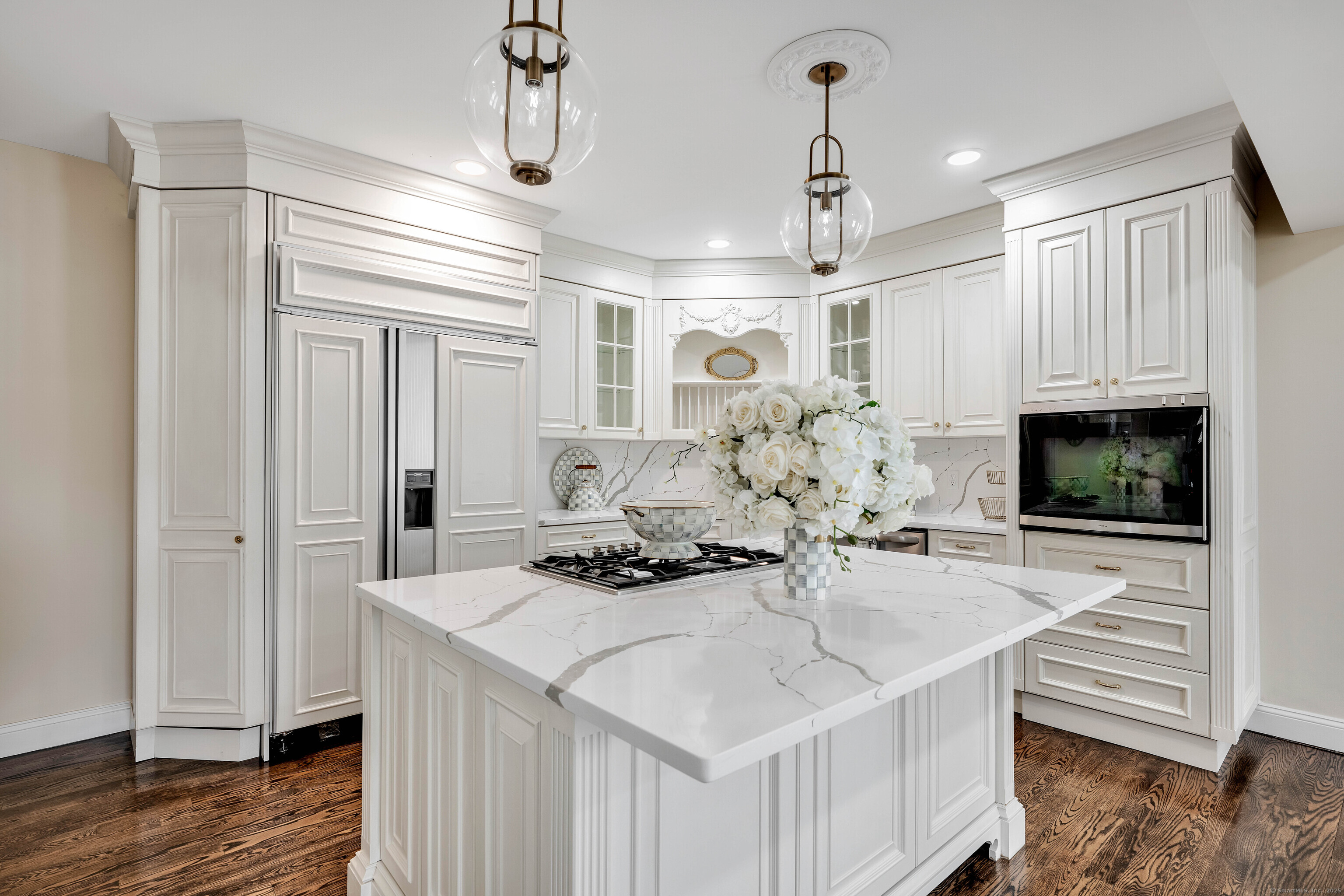 550 New Hanover Avenue Meriden, CT 06451 - Photo 3 of 34 a kitchen with stainless steel appliances kitchen island granite countertop a sink and a refrigerator