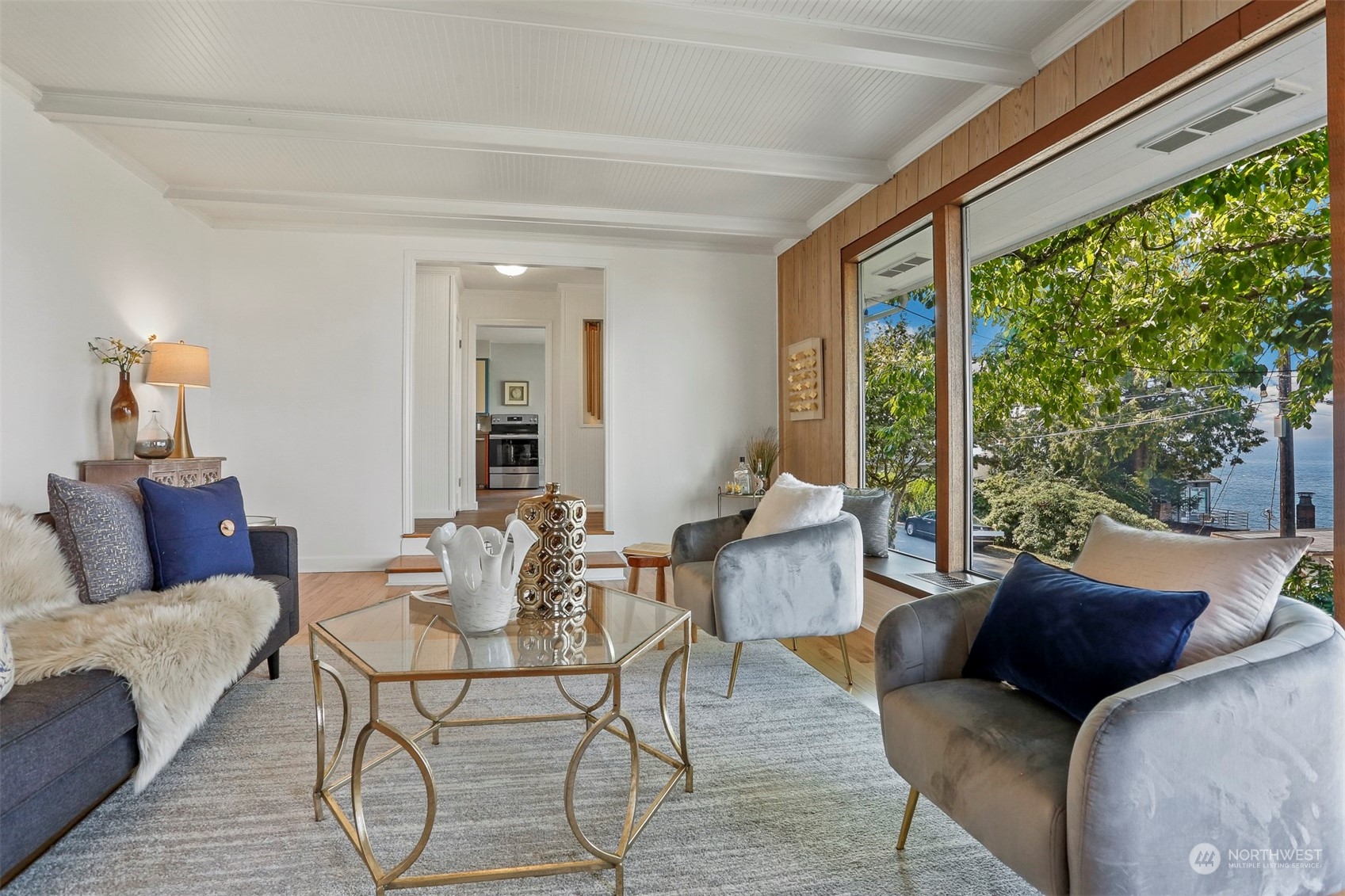 3245 Northwest Esplanade Seattle, WA 98117 - Photo 17 of 38 a living room with furniture and a large window