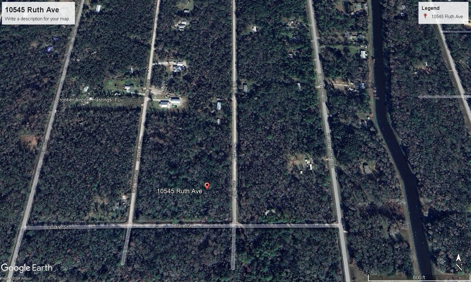 10545 Ruth Avenue Hastings, FL 32145 - Photo 2 of 4 a view of outdoor space and garden