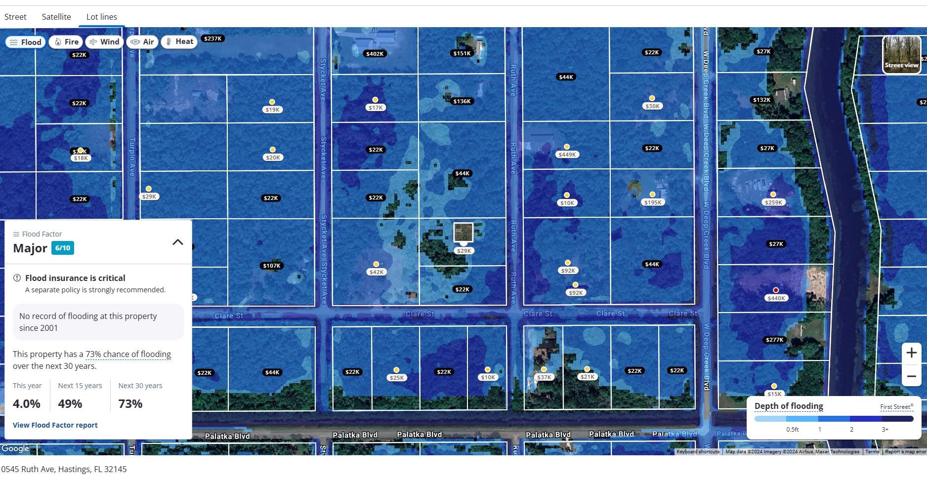 10545 Ruth Avenue Hastings, FL 32145 - Photo 4 of 4 a view of a wooden door