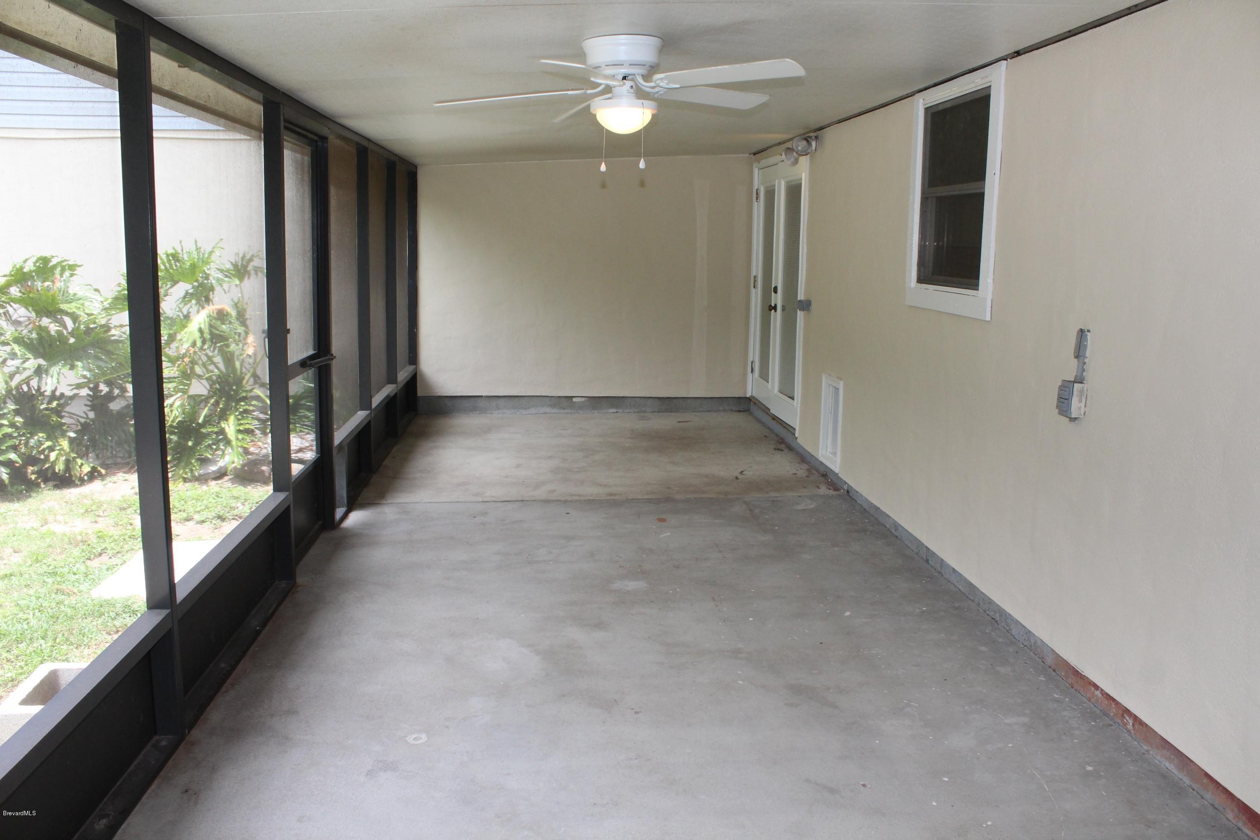 4565 Delespine Road Cocoa, FL 32927 - Photo 18 of 32 Huge Screened porch