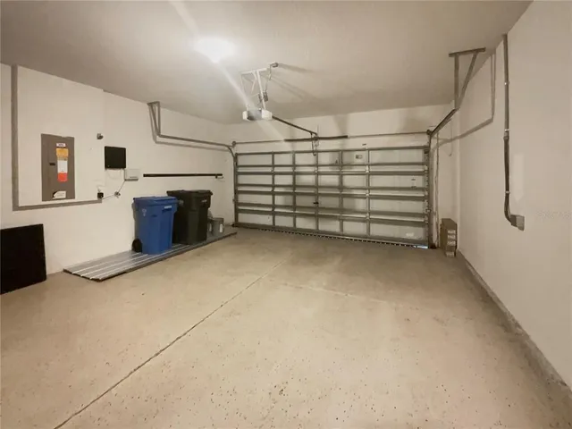 a view of empty room with stairs