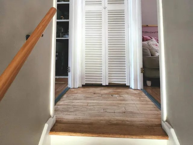 a view of front door