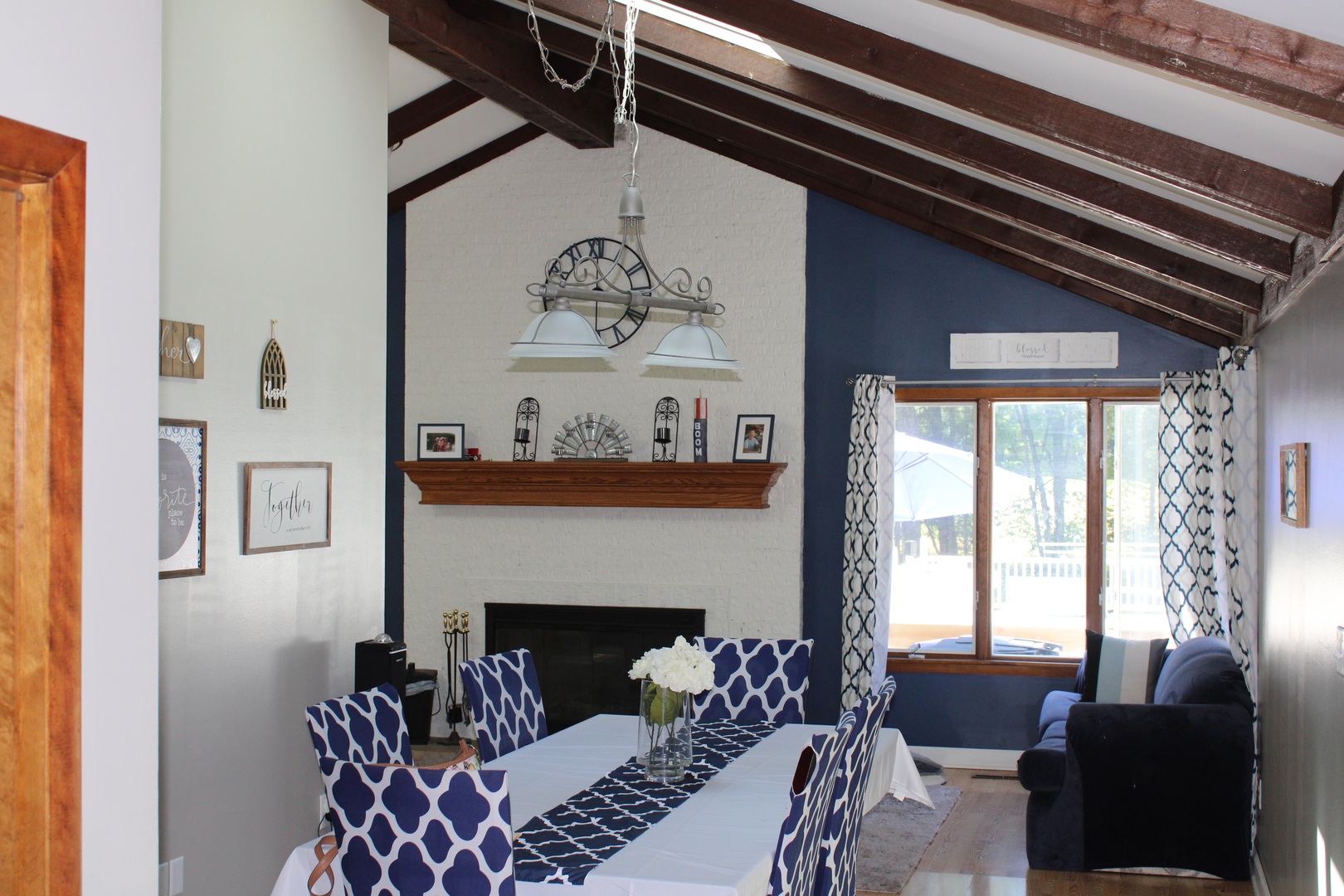 11658 Deerpath Road Sycamore, IL 60178 - Photo 5 of 37 a living room with furniture and a fireplace