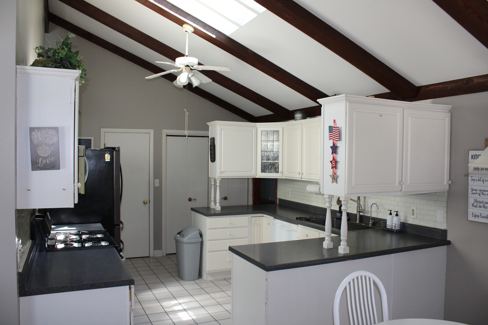 11658 Deerpath Road Sycamore, IL 60178 - Photo 8 of 37 a kitchen with stainless steel appliances granite countertop a sink refrigerator and cabinets
