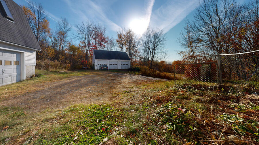 2307 North Union Road Union, ME 04862 - Photo 58 of 61 View of Driway & Detached 3 Car Garage
