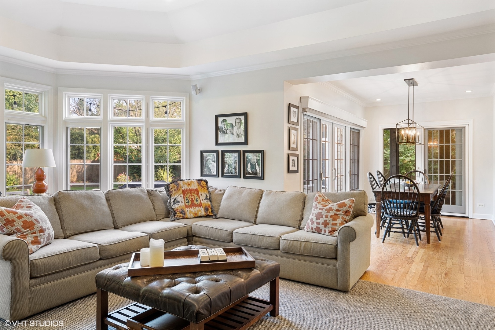 918 Locust Road Wilmette, IL 60091 - Photo 14 of 35 a living room with furniture and a large window