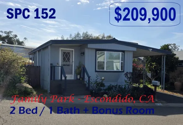 $209,900 | 1202 Borden Road, Unit 152, Escondido, CA 92026