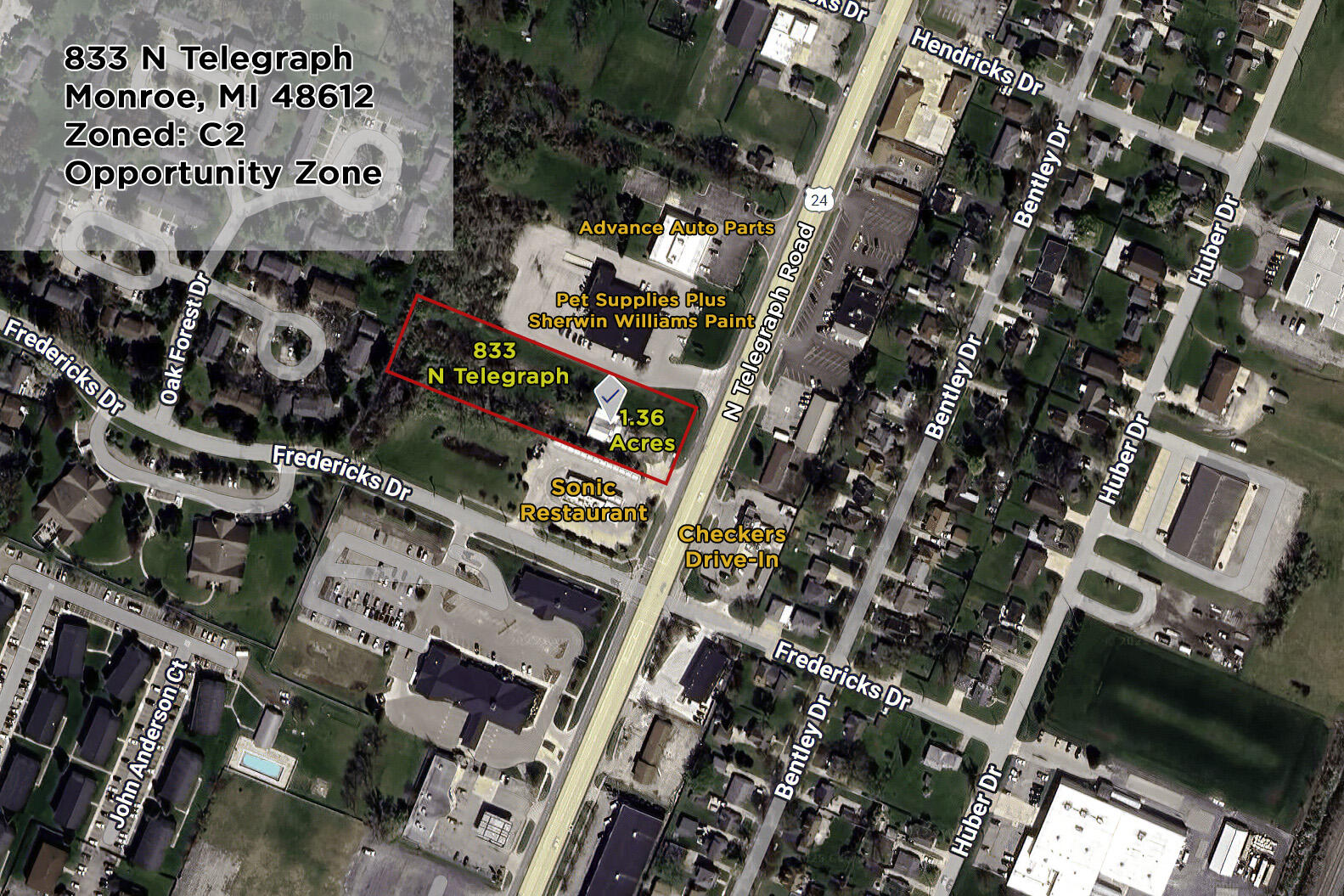 833 North Telegraph Road Monroe, MI 48162 - Photo 2 of 7 Satellite