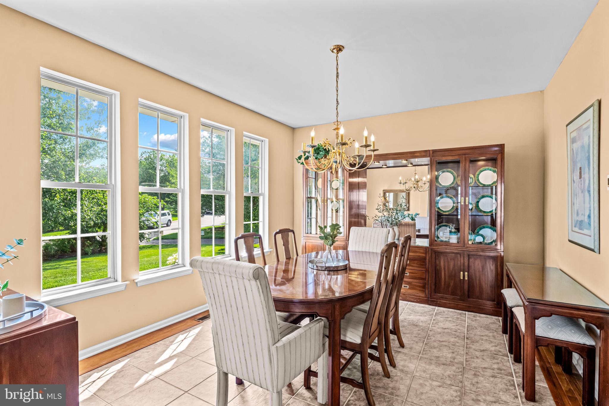 1720 Hampton Drive Jamison, PA 18929 - Photo 13 of 41 a view of a dining room with furniture window and outside view