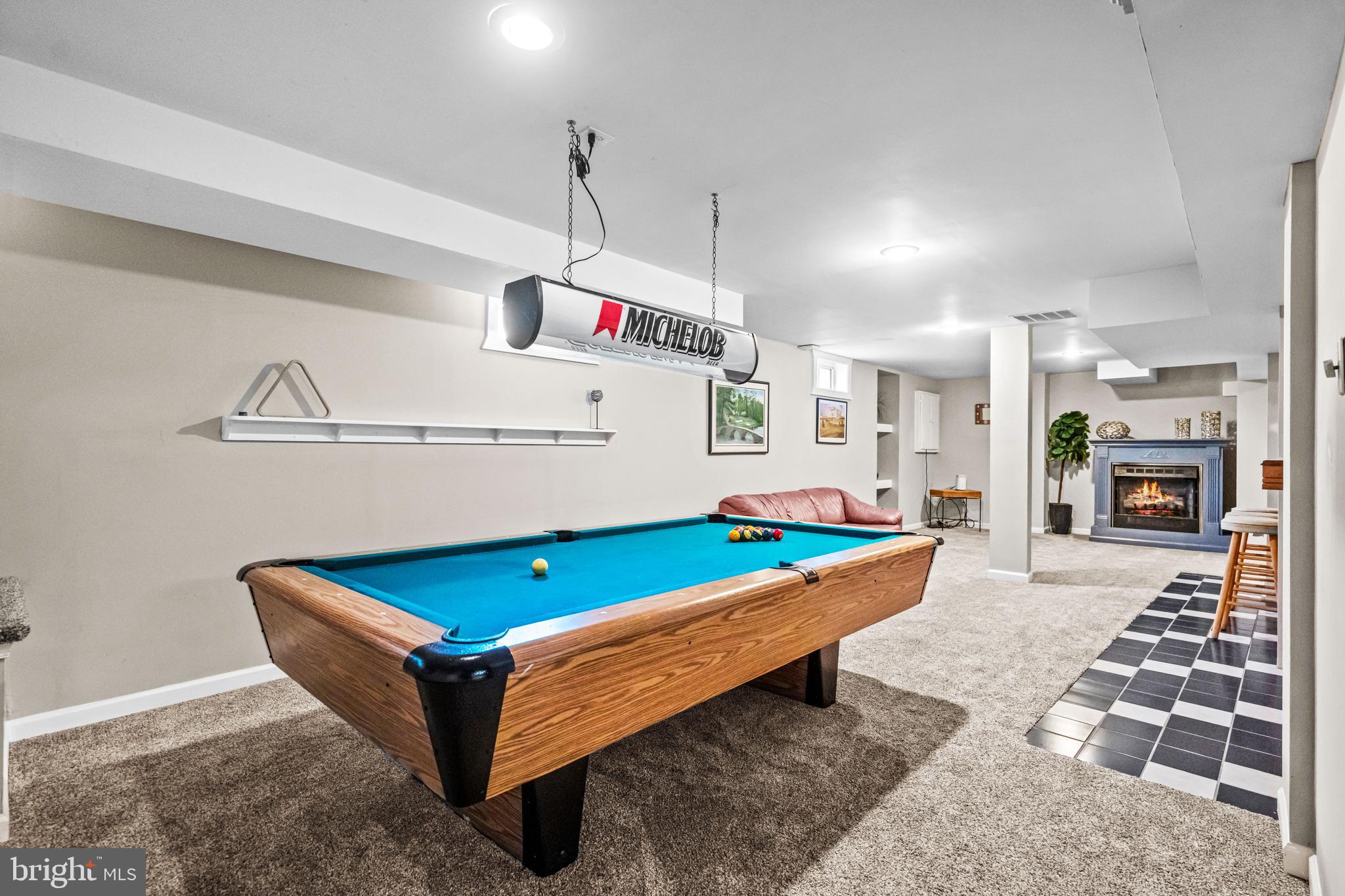 1720 Hampton Drive Jamison, PA 18929 - Photo 32 of 41 a room with pool table and flat screen tv