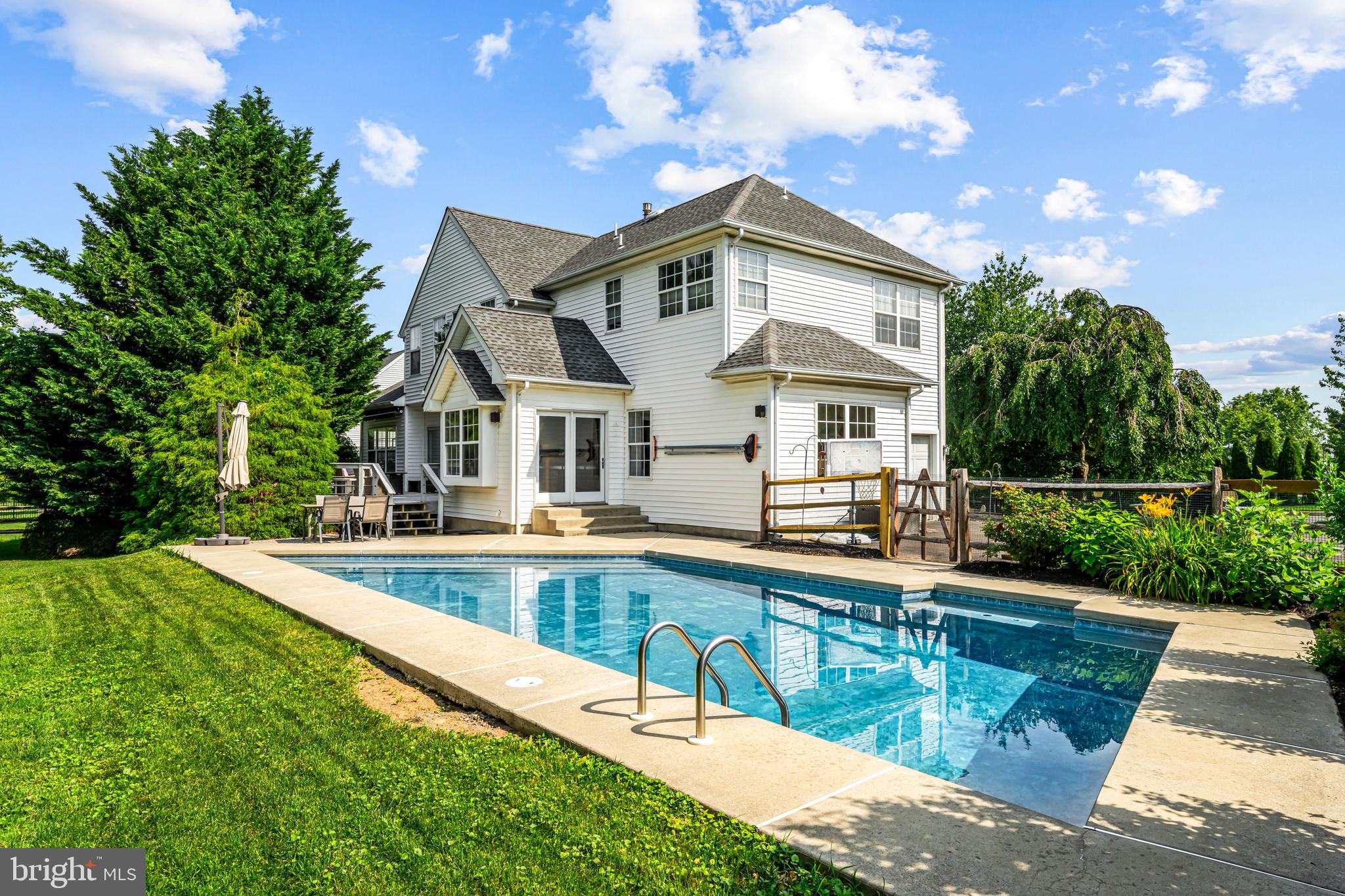 1720 Hampton Drive Jamison, PA 18929 - Photo 37 of 41 a view of a house with swimming pool and sitting area