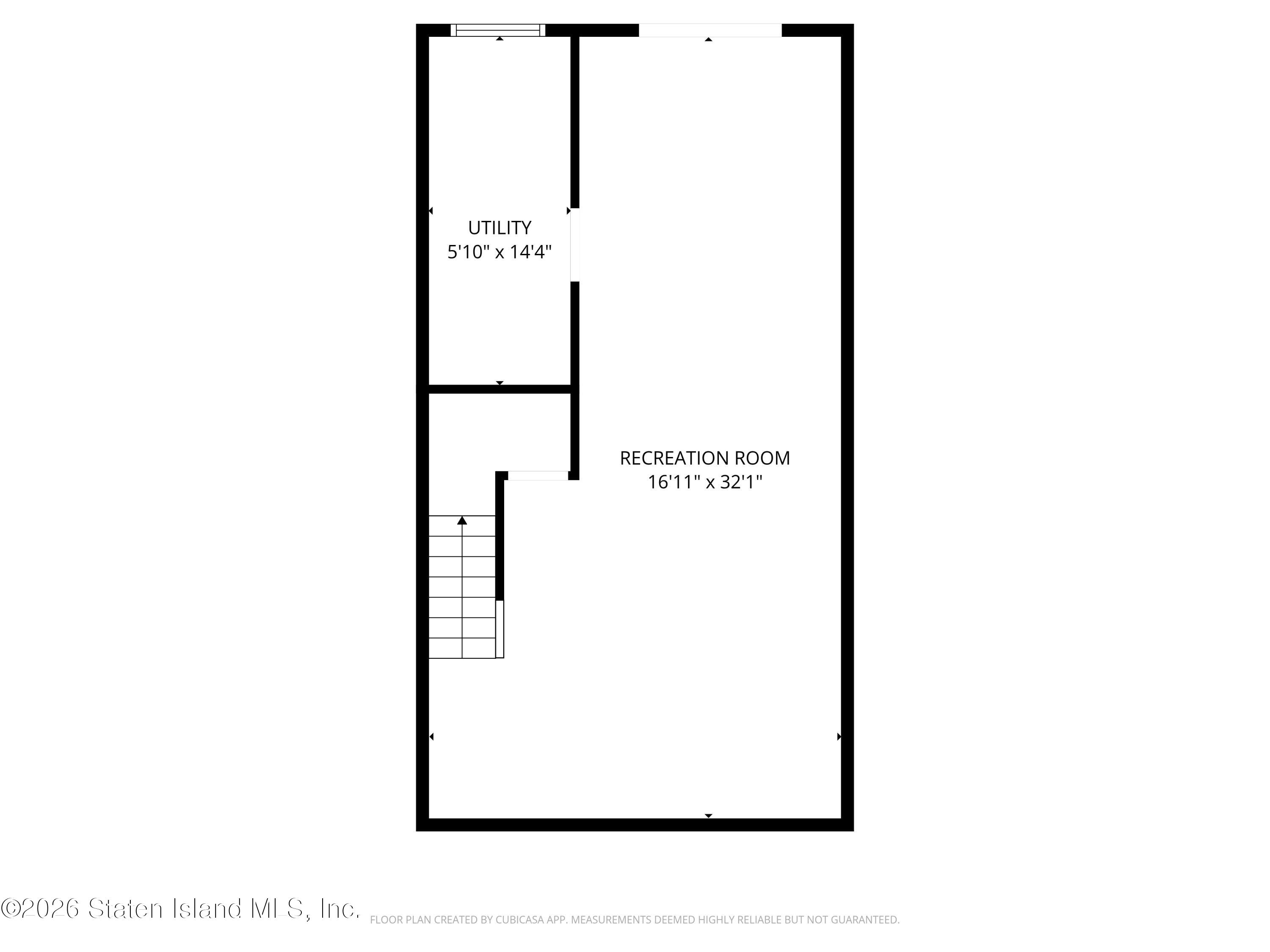 51 Cypress Loop Staten Island, NY 10309 - Photo 39 of 39 (38) BASEMENT FLOOR PLAN