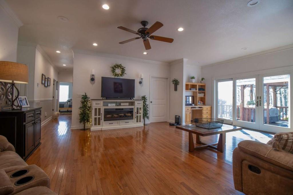 141 Chambers Mountain Road Mineral Bluff, GA 30559 - Photo 40 of 65 a living room with furniture and a wooden floor