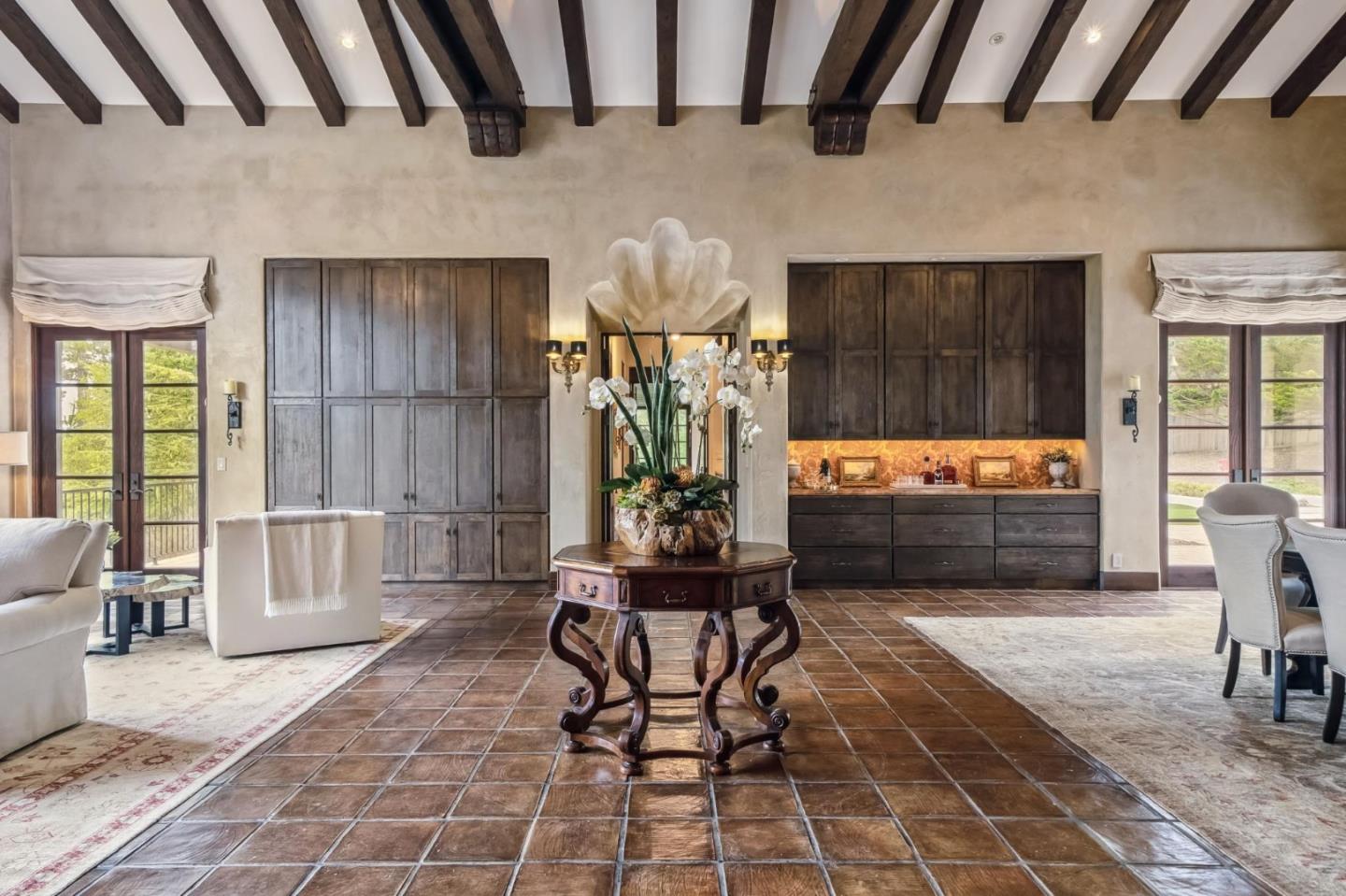 1425 Oleada Road Pebble Beach, CA 93953 - Photo 4 of 39 a living room with furniture a dining table and a piano table