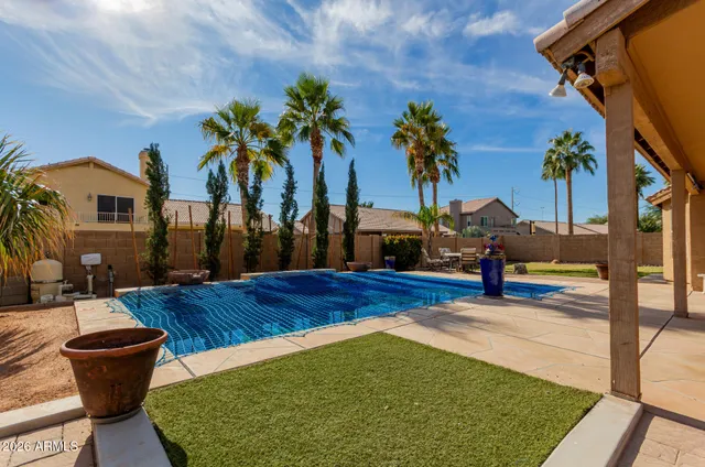 a view of outdoor space with seating