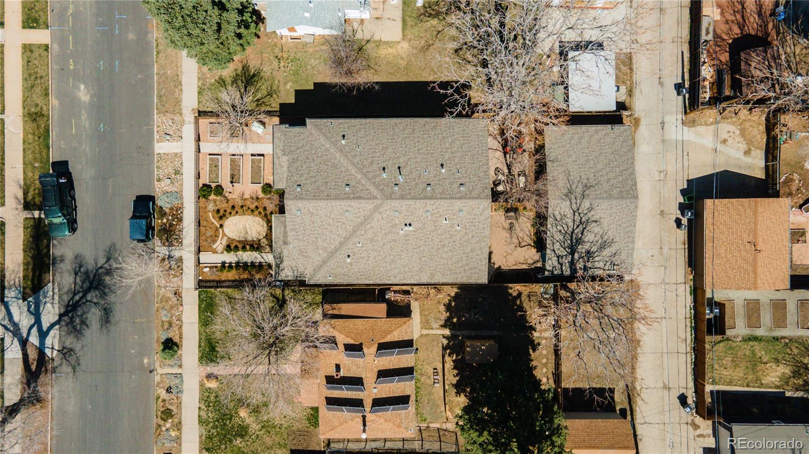 4530 Quitman Street Denver, CO 80212 - Photo 37 of 40 an aerial view of residential houses with outdoor space