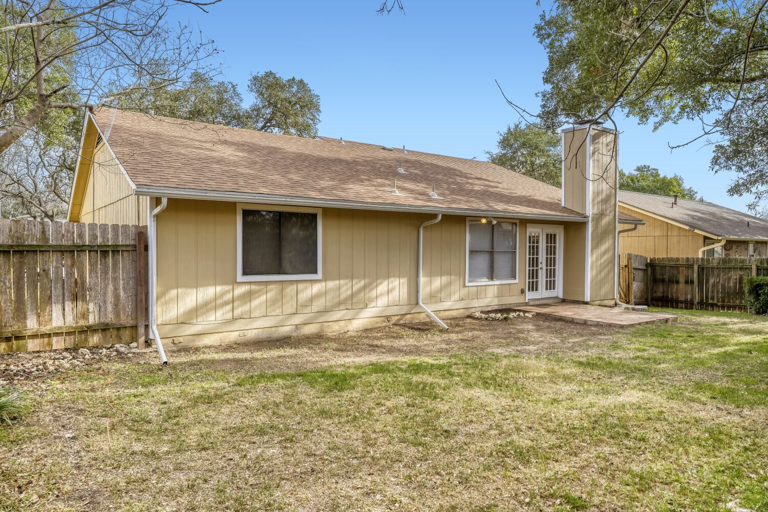 9100 Wagtail Drive Austin, TX 78748 - Photo 22 of 23 Rear view. Roof shingles replaced in December. Great for a better insurance quote.