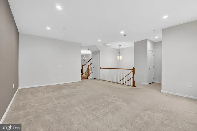 a view of an empty room