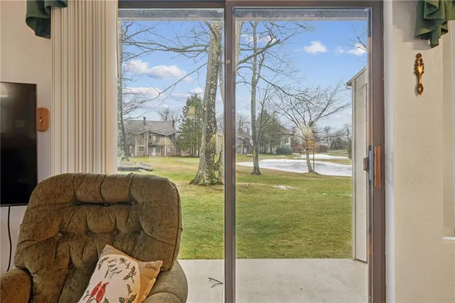 a window in an empty room