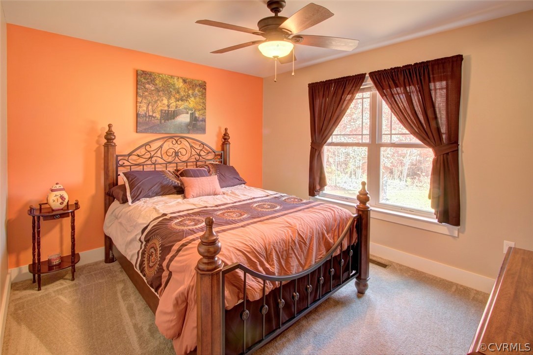 355 Manchester Road Bumpass, VA 23024 - Photo 17 of 43 Second bedroom with a nice view, carpet and ceilin