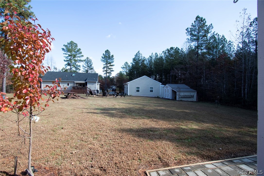 355 Manchester Road Bumpass, VA 23024 - Photo 28 of 43 Another view of the backyard from the lounge area.