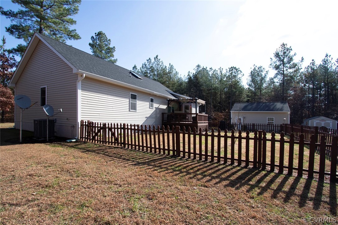 355 Manchester Road Bumpass, VA 23024 - Photo 35 of 43 Fenced backyard area.