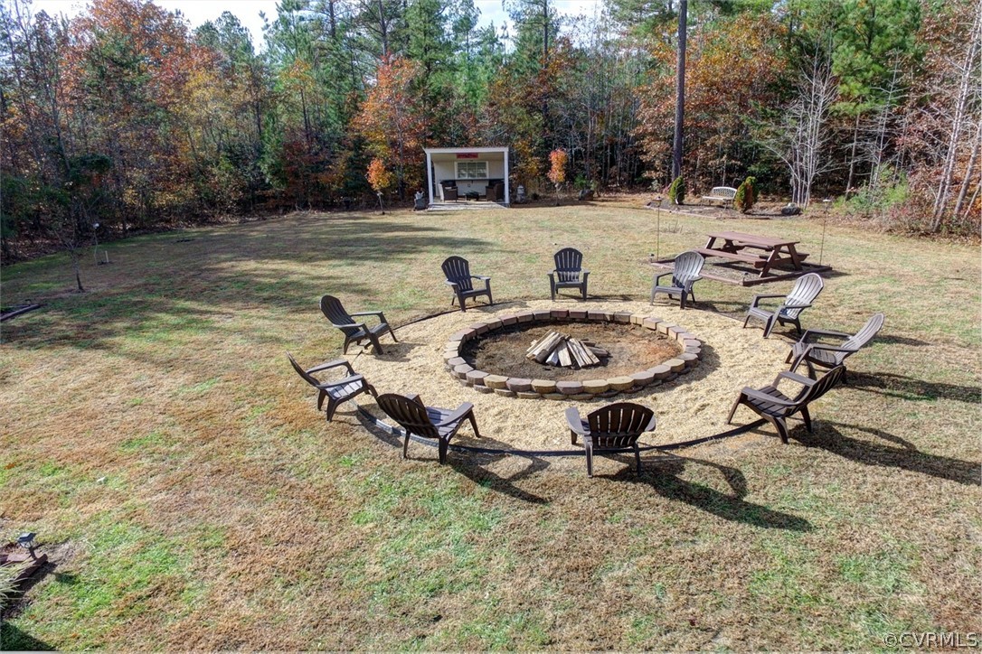 355 Manchester Road Bumpass, VA 23024 - Photo 4 of 43 Enjoy your backyard oasis. Here is the firepit to