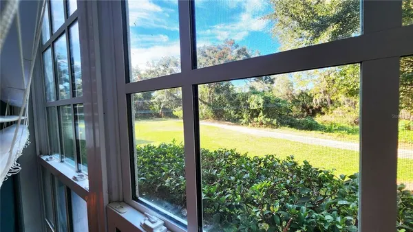 a view of a room with an outdoor space