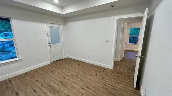 wooden floor in an empty room