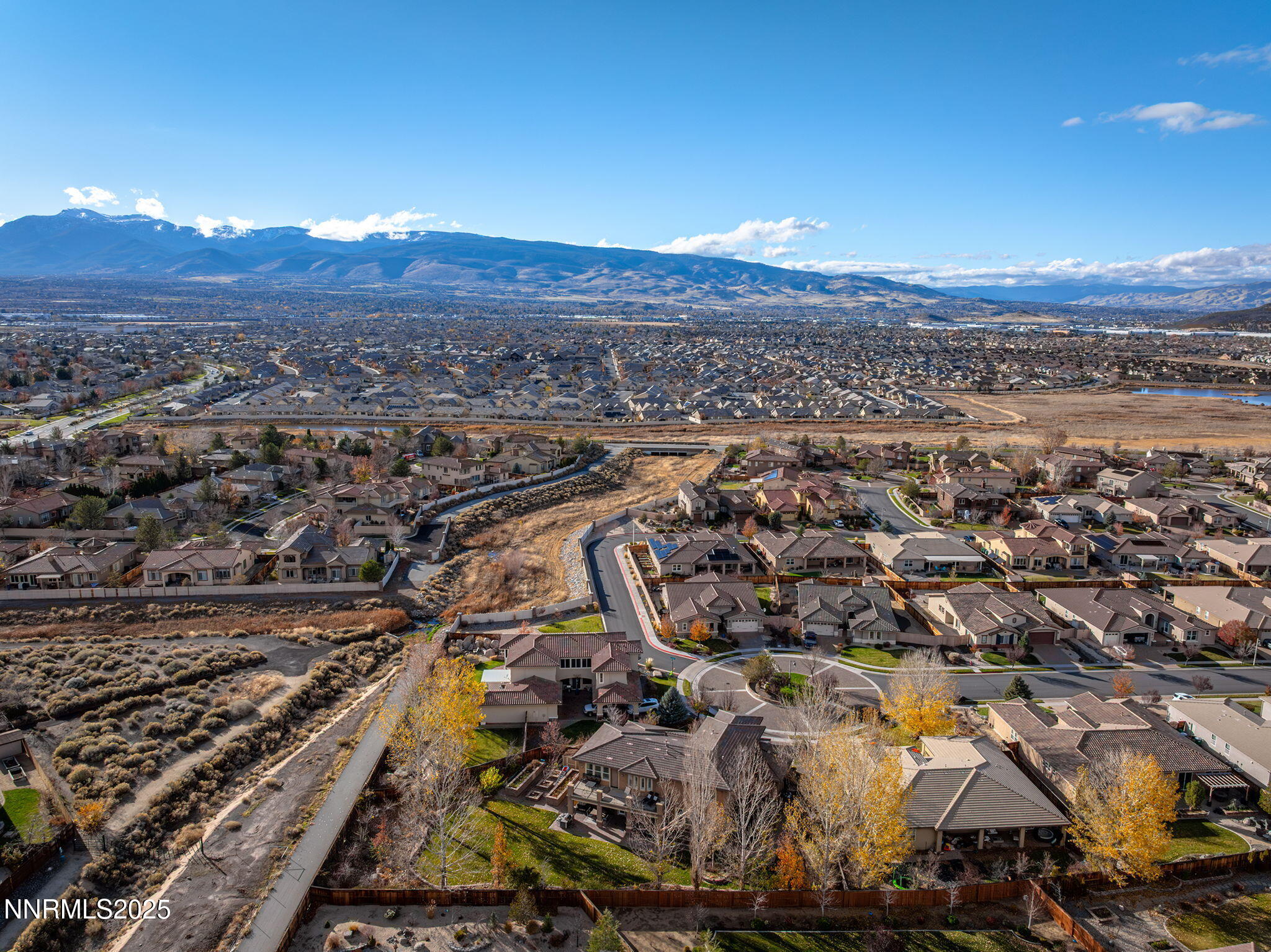 9890 Kerrydale Court Reno, NV 89521 - Photo 46 of 48 an aerial view of residential houses with outdoor space