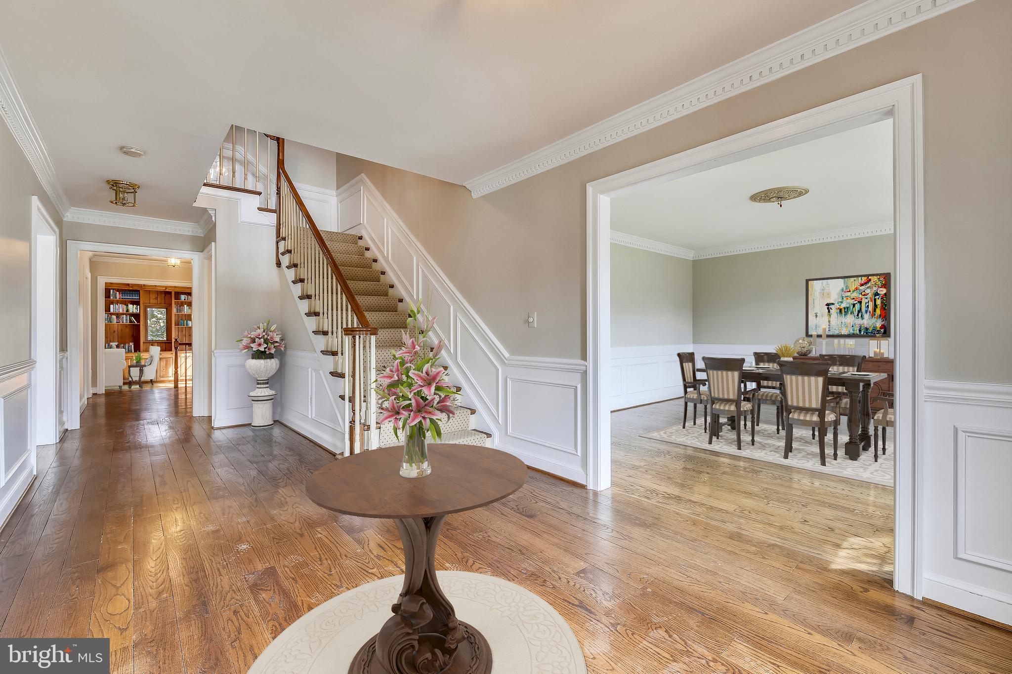 5 Beall Spring Court Potomac, MD 20854 - Photo 2 of 57 Foyer with virtual staging