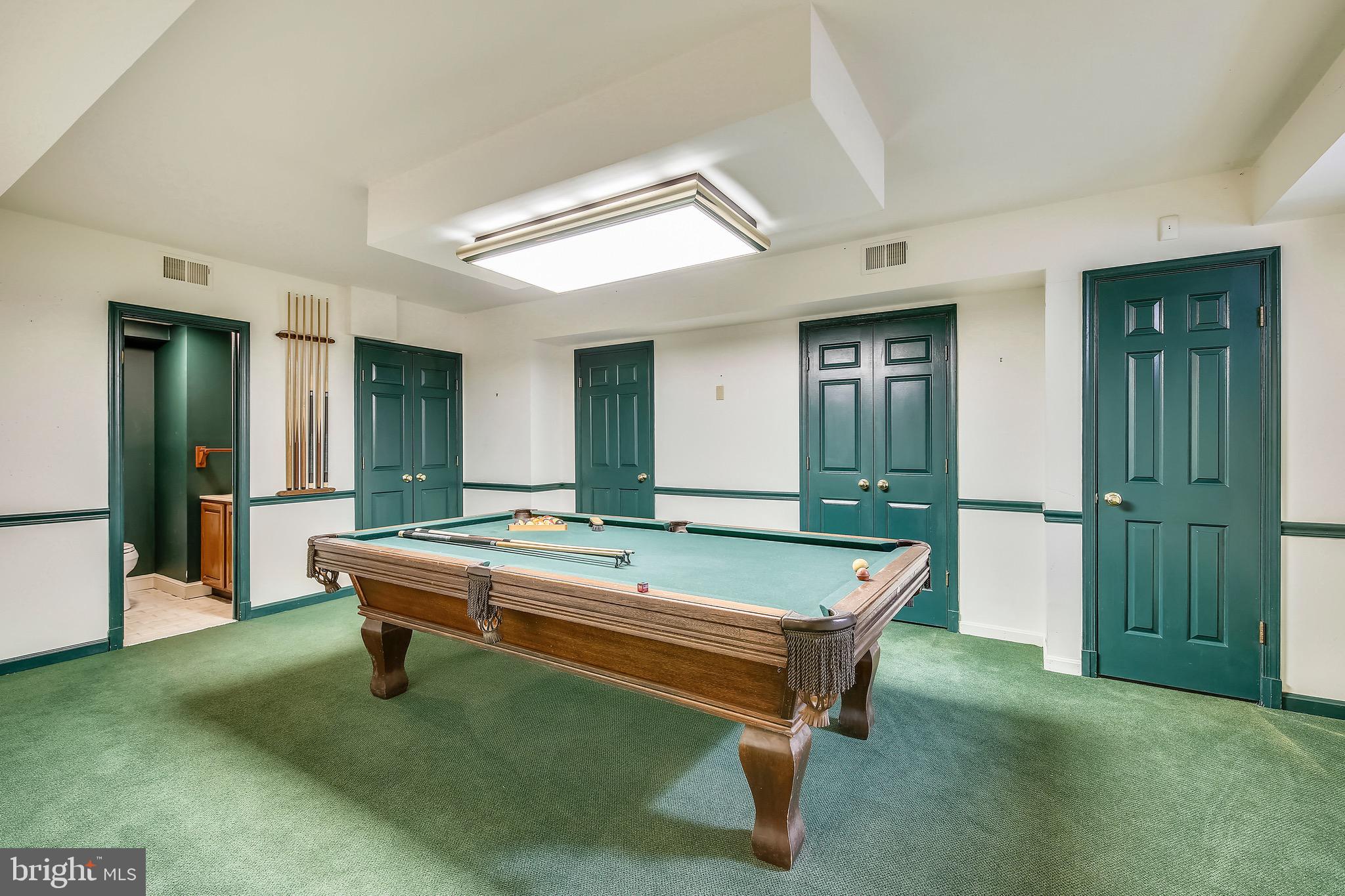 5 Beall Spring Court Potomac, MD 20854 - Photo 35 of 57 Lower Level Game Room w Pool Table