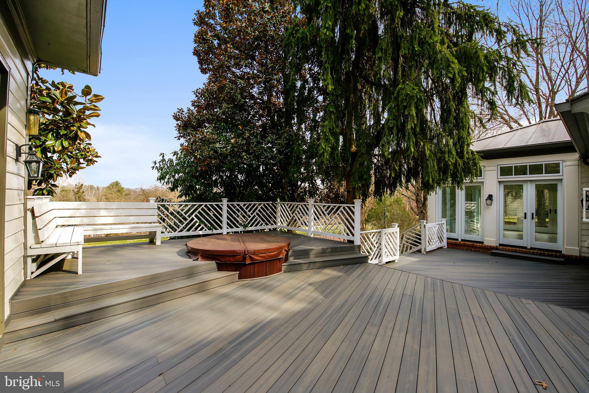 5 Beall Spring Court Potomac, MD 20854 - Photo 36 of 57 Rear Deck w Hot Tub
