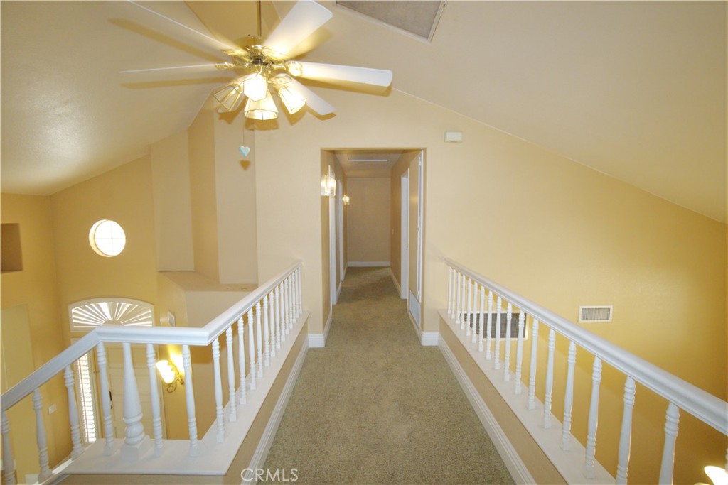7135 Highland Spring Lane Highland, CA 92346 - Photo 44 of 72 Bridge that separates the primary bedroom from 2 guest bedrooms, guest baths and large linen closet