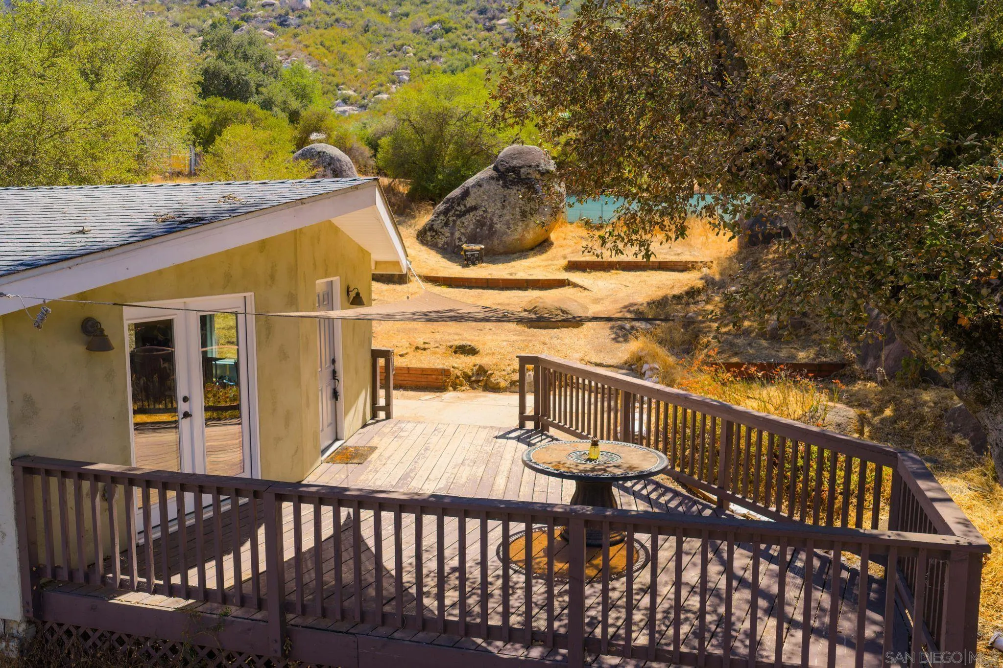 4722 Park Lane Alpine, CA 91901 - Photo 30 of 35 a view of a balcony with furniture