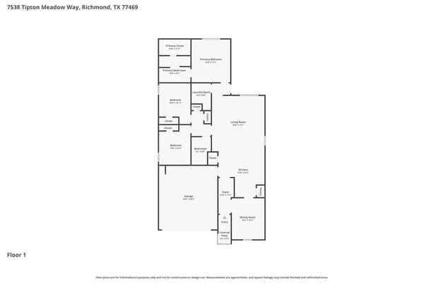$1,865 | 7538 Tipton Meadow Way, Richmond, TX 77469