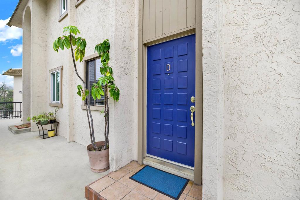 2383 Altisma Way, Unit D Carlsbad, CA 92009 - Photo 40 of 40 a potted plant sitting in front of a door
