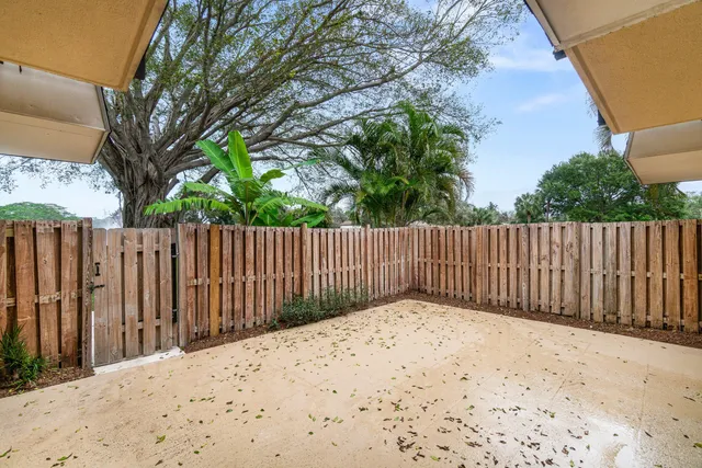 a view of wooden fence