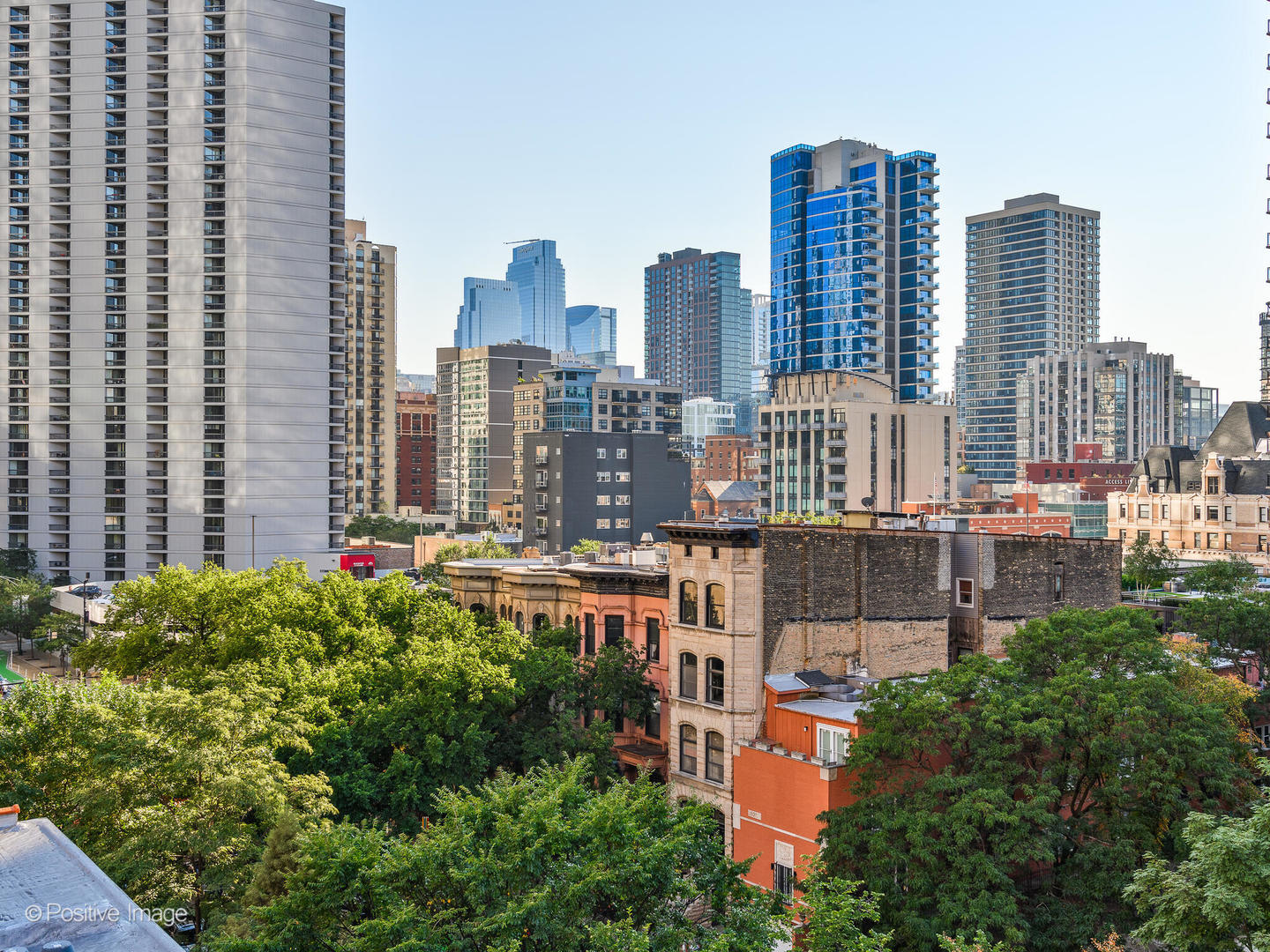 839 North Dearborn Street, Unit F Chicago, IL 60610 - Photo 31 of 40 a view of a city with tall buildings