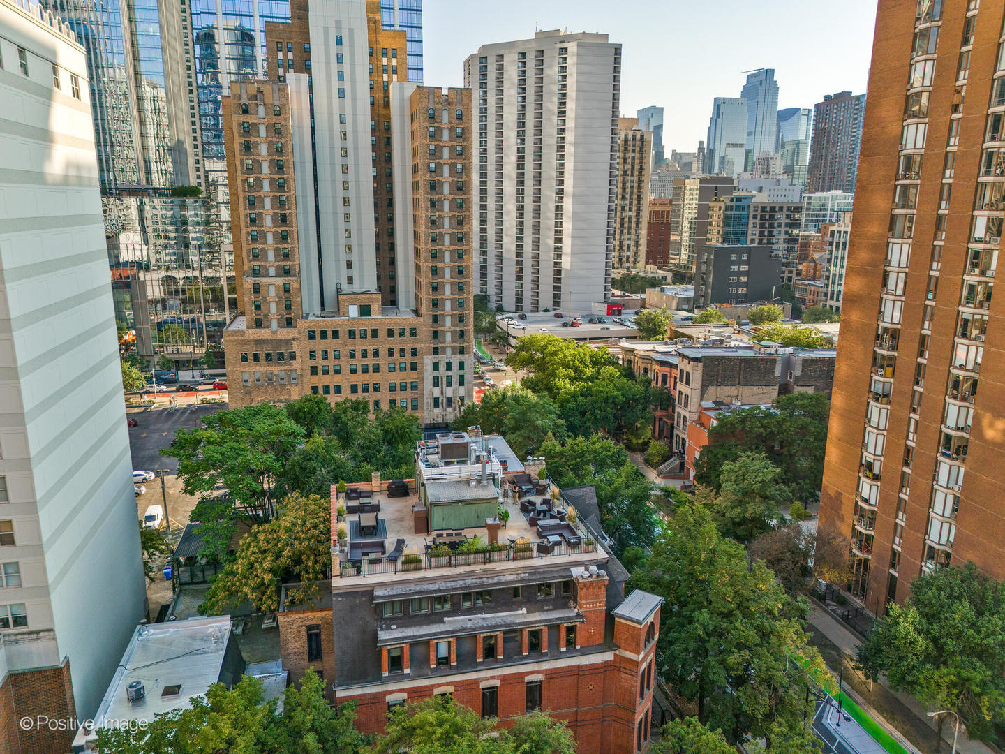 839 North Dearborn Street, Unit F Chicago, IL 60610 - Photo 36 of 40 a view of a city with tall buildings