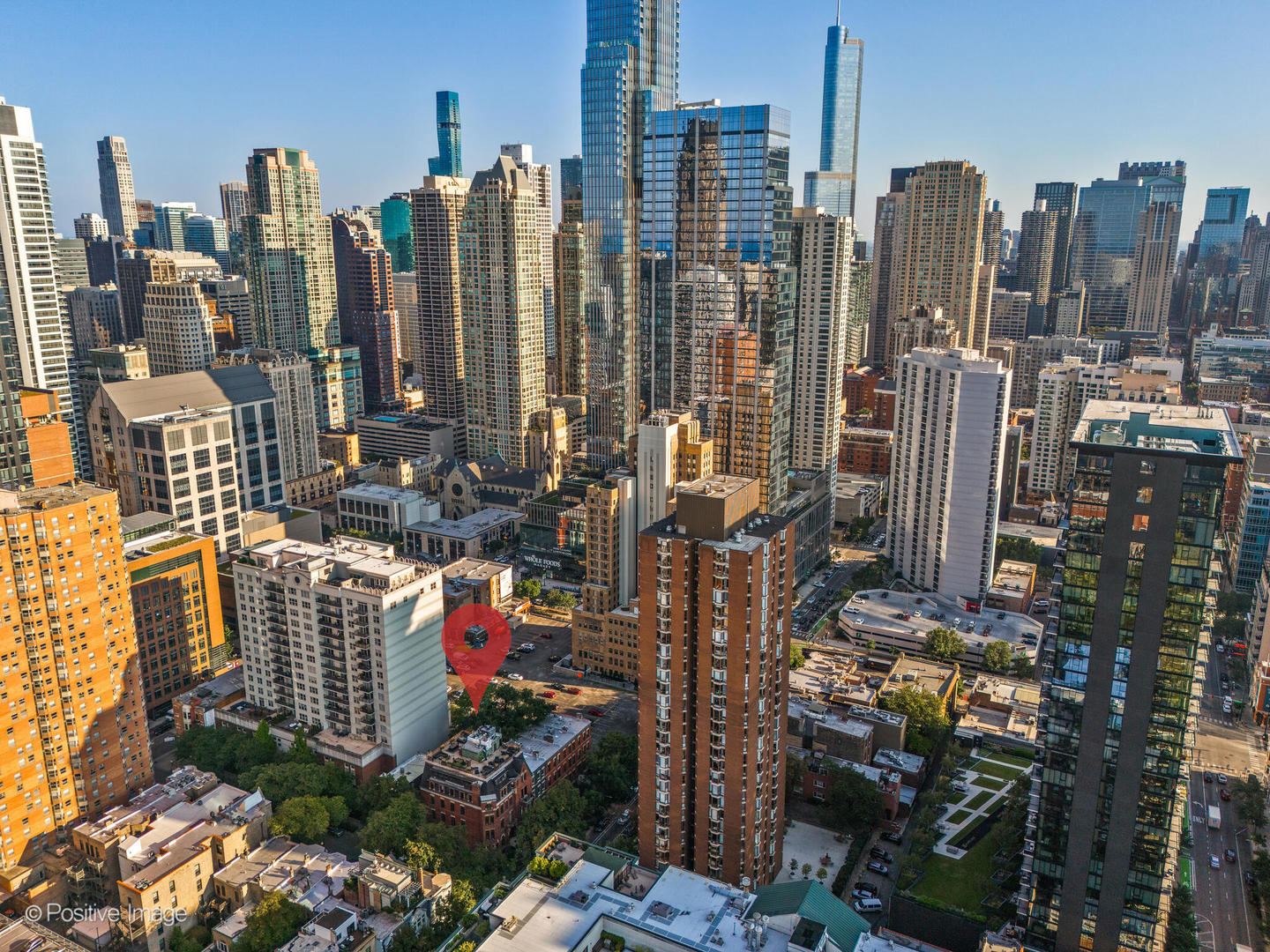 839 North Dearborn Street, Unit F Chicago, IL 60610 - Photo 38 of 40 a city view with tall buildings