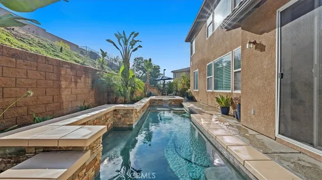 a view of balcony with a outdoor space