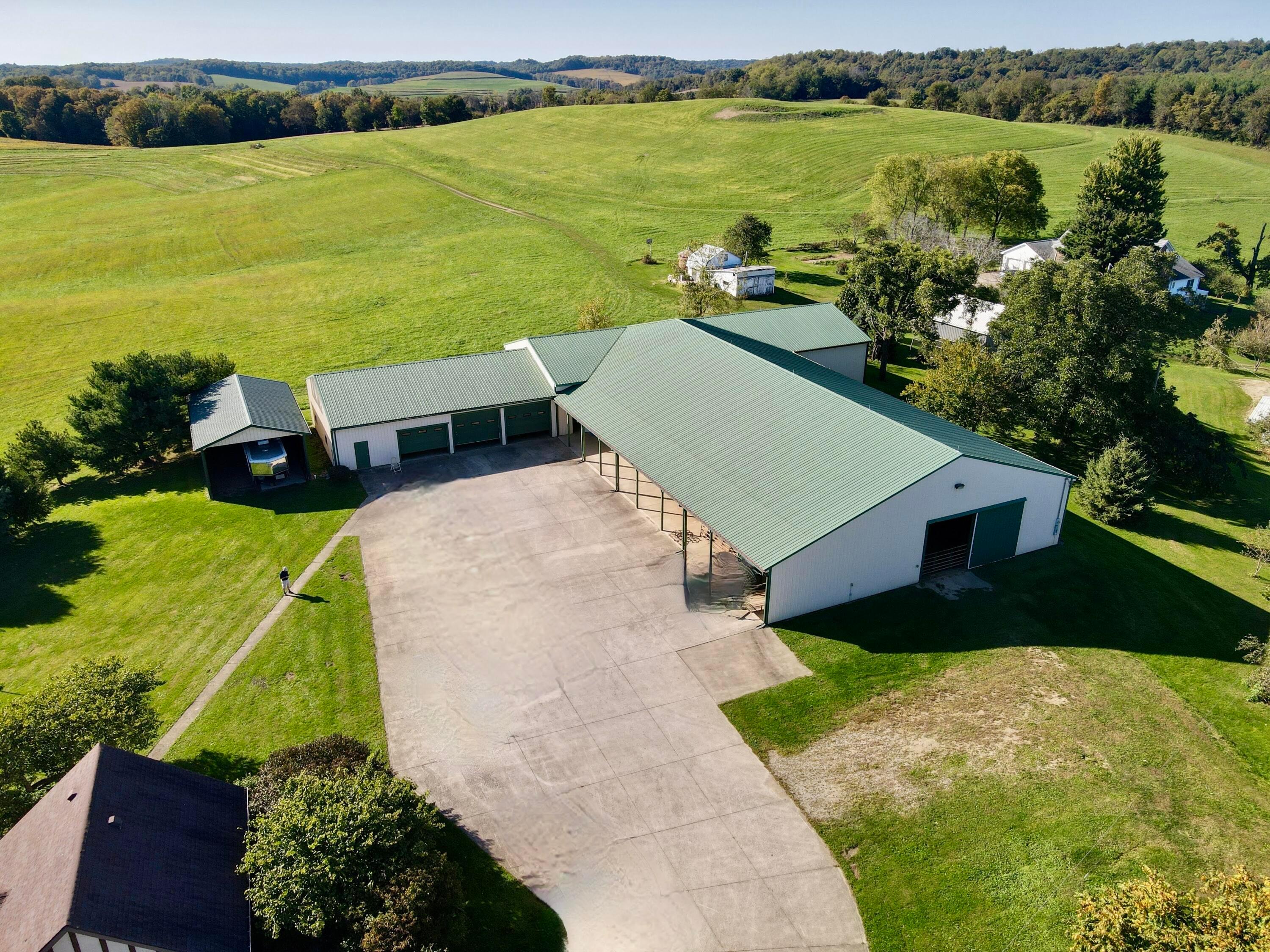 9450 Mulberry Road Mount Perry, OH 43760 - Photo 9 of 55 Aerial Barn 3