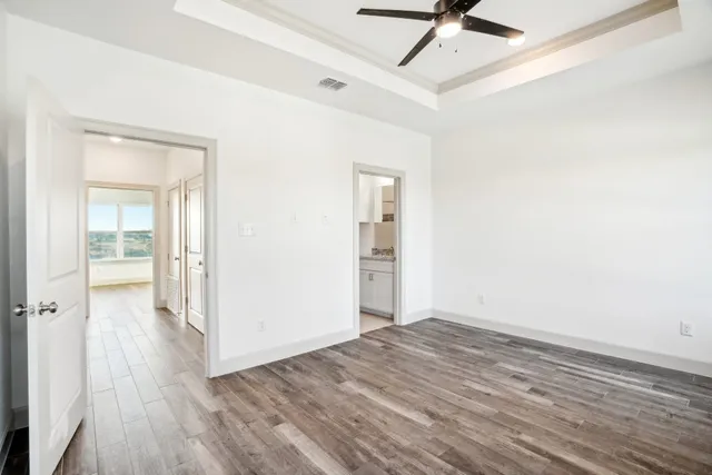wooden floor in an empty room