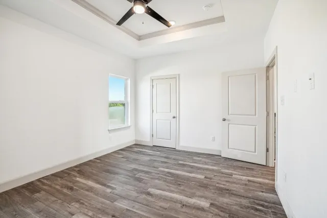 wooden floor in an empty room