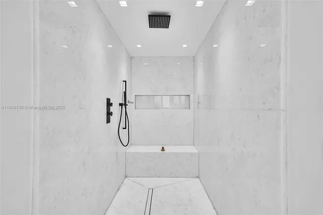 a view of a lake with a house swimming pool and outdoor space