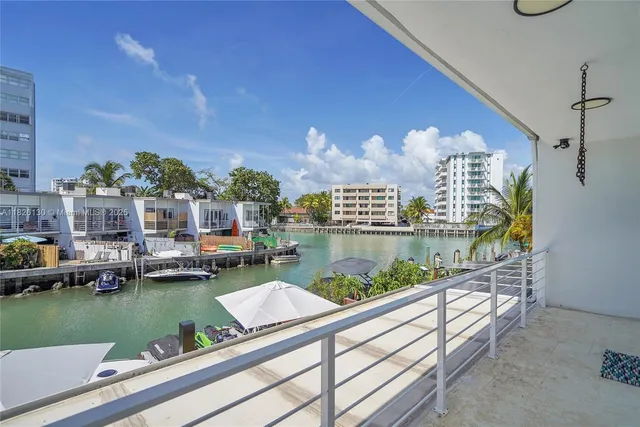 a view of a city and an ocean view